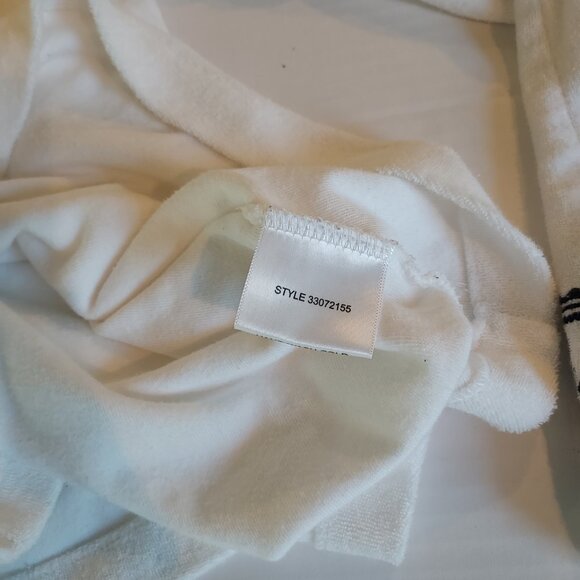 Tory Burch Embroidered Moroccan Cotton Terry Cloth Blue Tunic Top Size Small - Picture 6 of 9